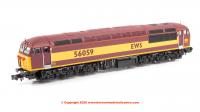 2D-004-013D Dapol Class 56 Diesel Locomotive number 56 059 in EWS livery